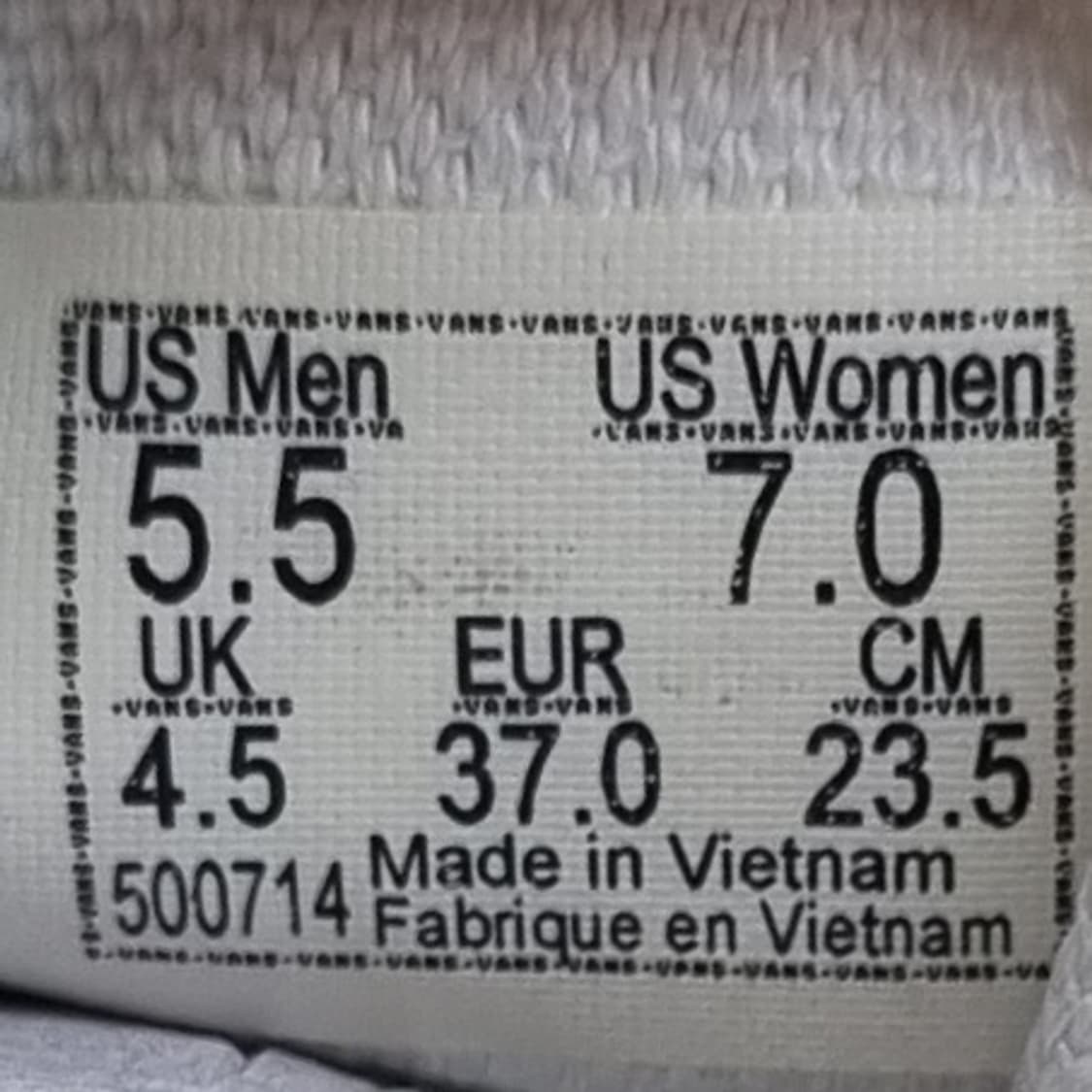 반스  어센틱 플라워 여성스니커즈235  상품이미지6