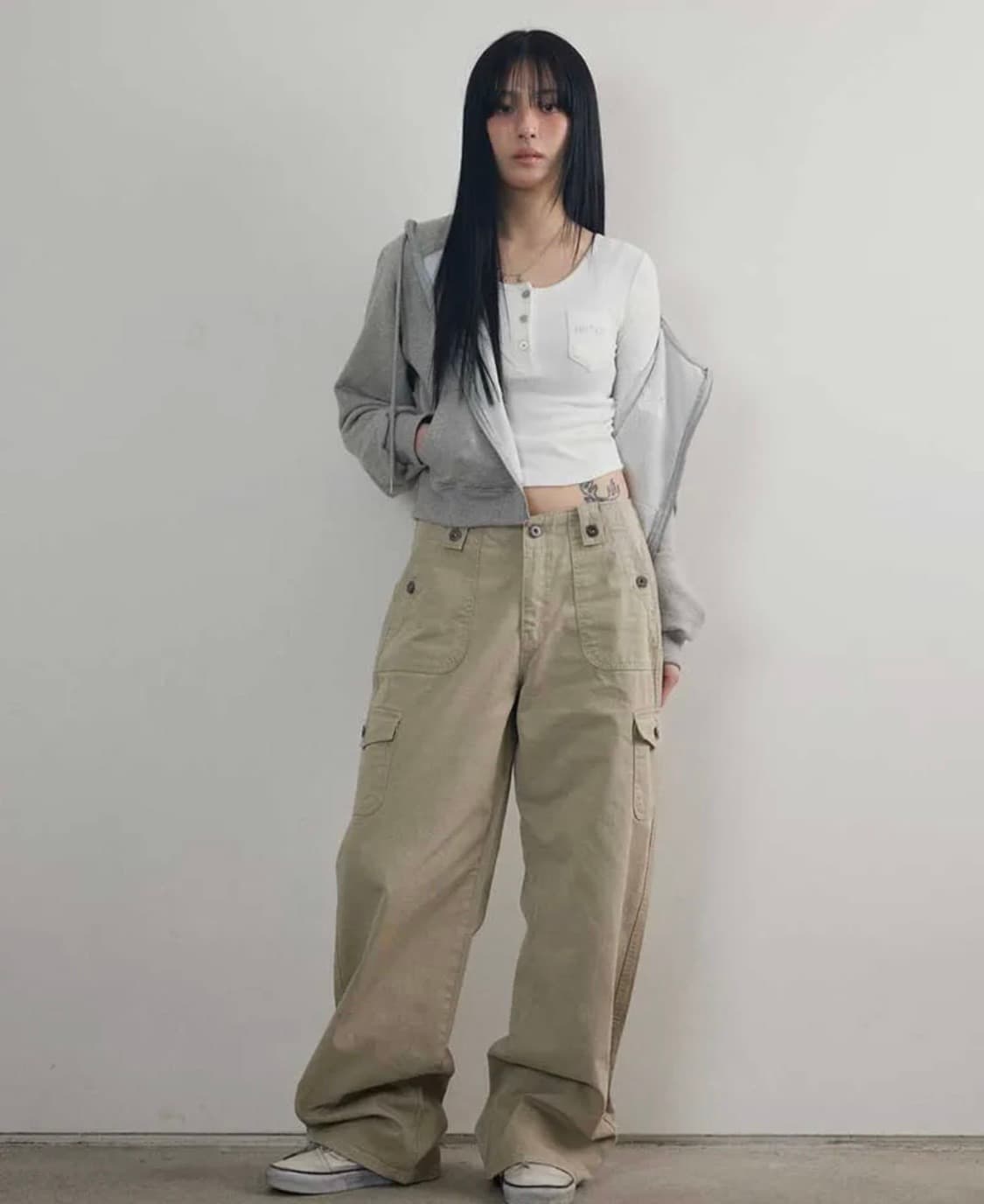 애즈온 제드 카고 팬츠 베이지 상품이미지1