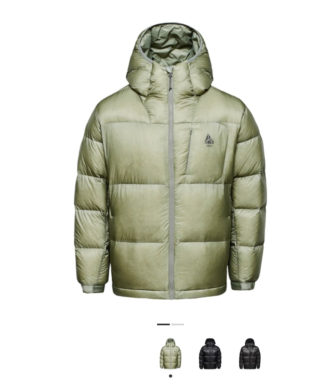 [구매]블랙야크 BCC 퀼티드 다운 자켓 카키 M 상품이미지1