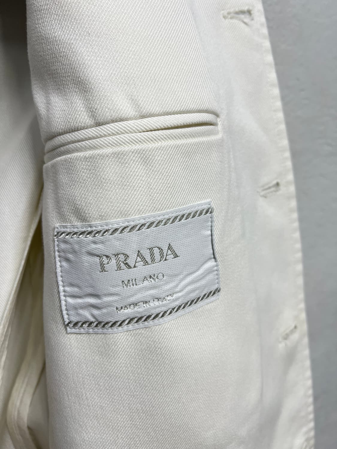 프라다 코튼 자켓 48 상품이미지5