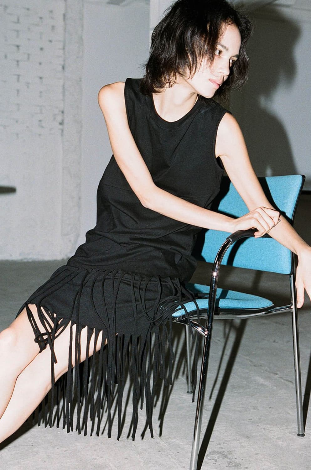 Tocoll tassel dress black 상품이미지2
