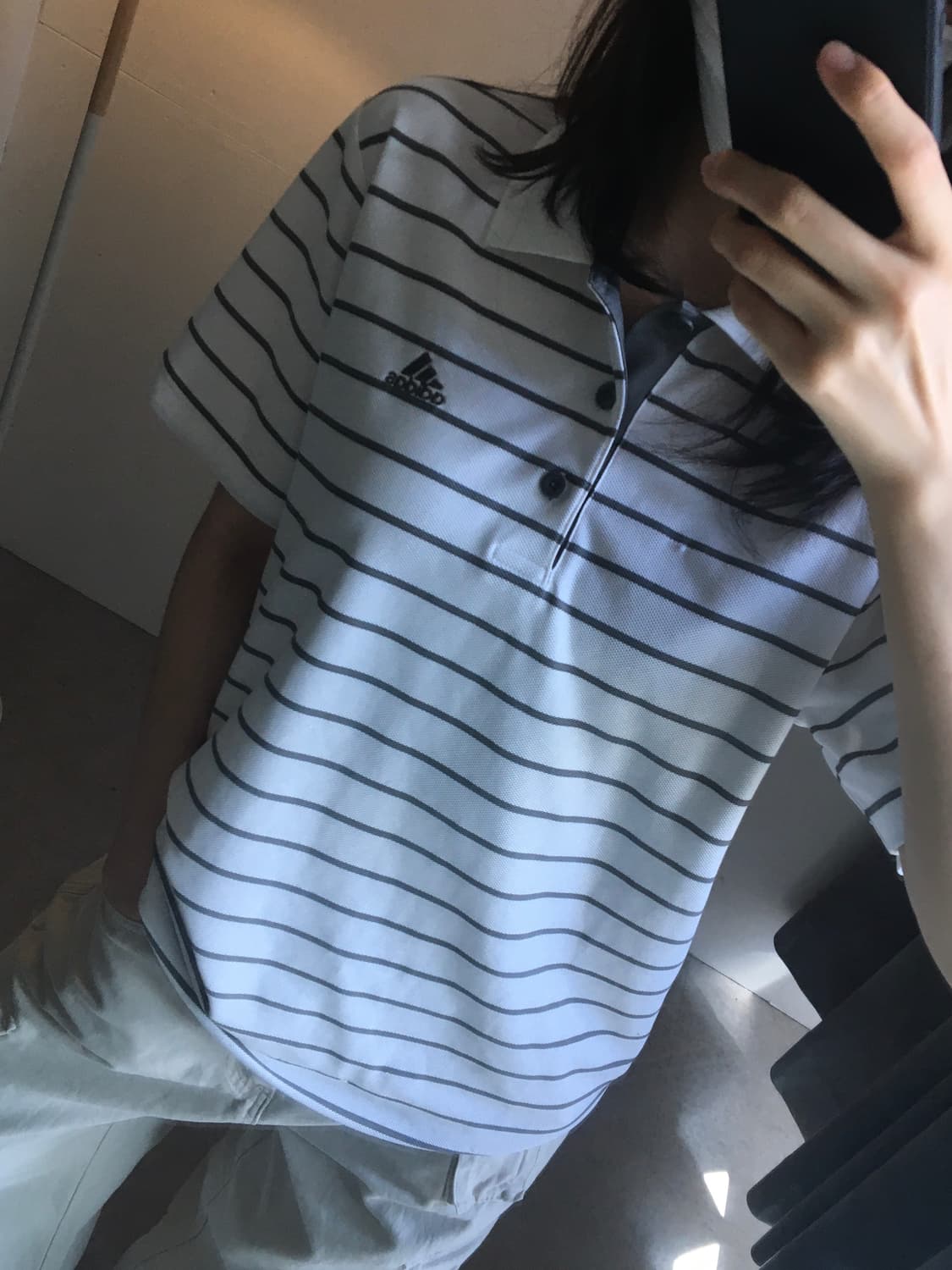 아디다스 스트라이프 카라 피케티 상품이미지1