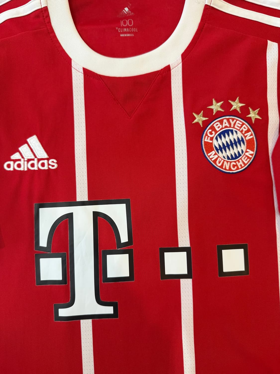 [L/100]17-18 바이에른 뮌헨 홈 로번 유니폼 AZ7961 상품이미지5