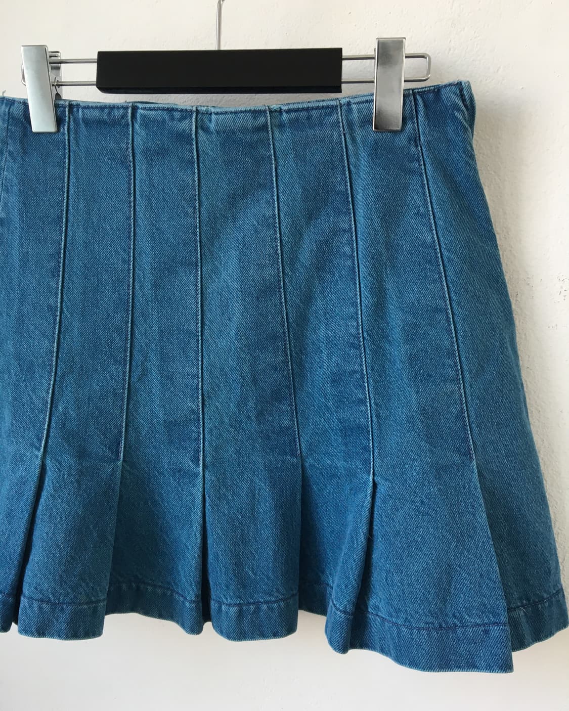 Denim pleats skirt 상품이미지3