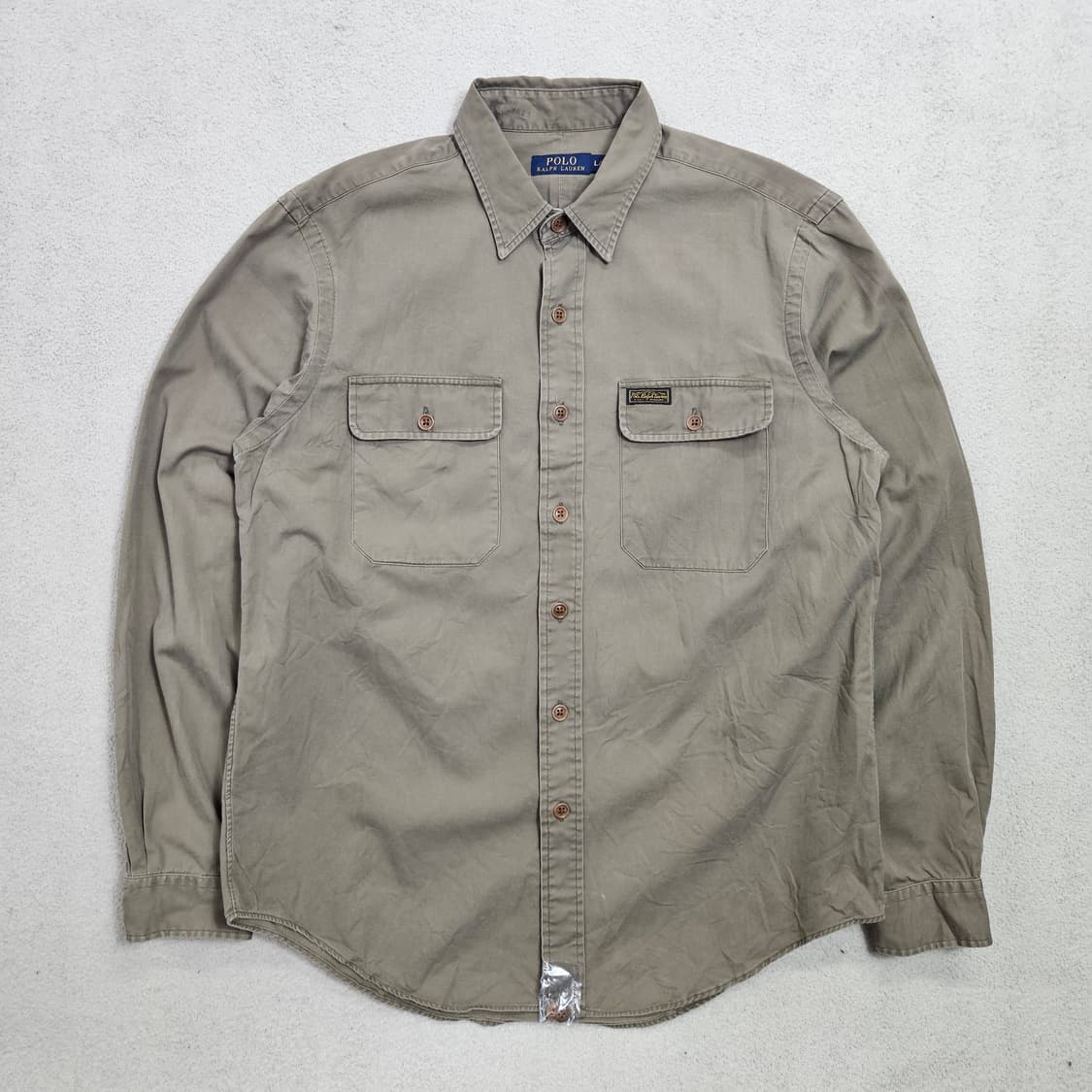 폴로 랄프 로렌 투포켓 워크 셔츠 L 상품이미지1