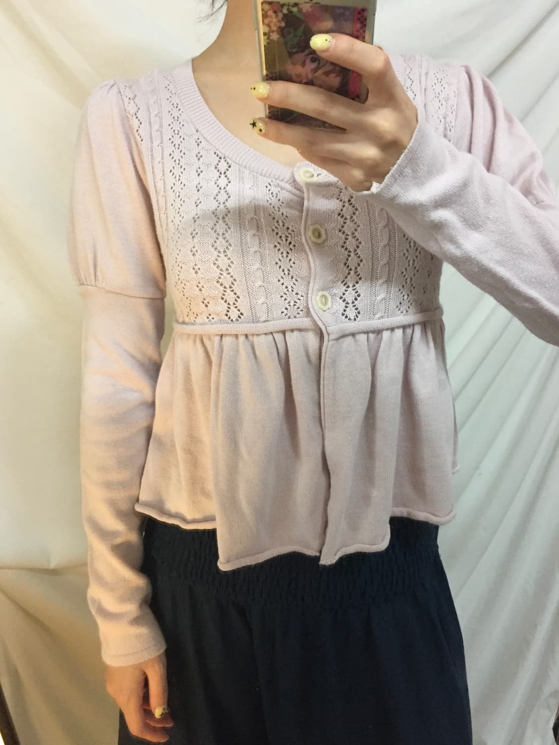 꽃단추 가디건 상품이미지9