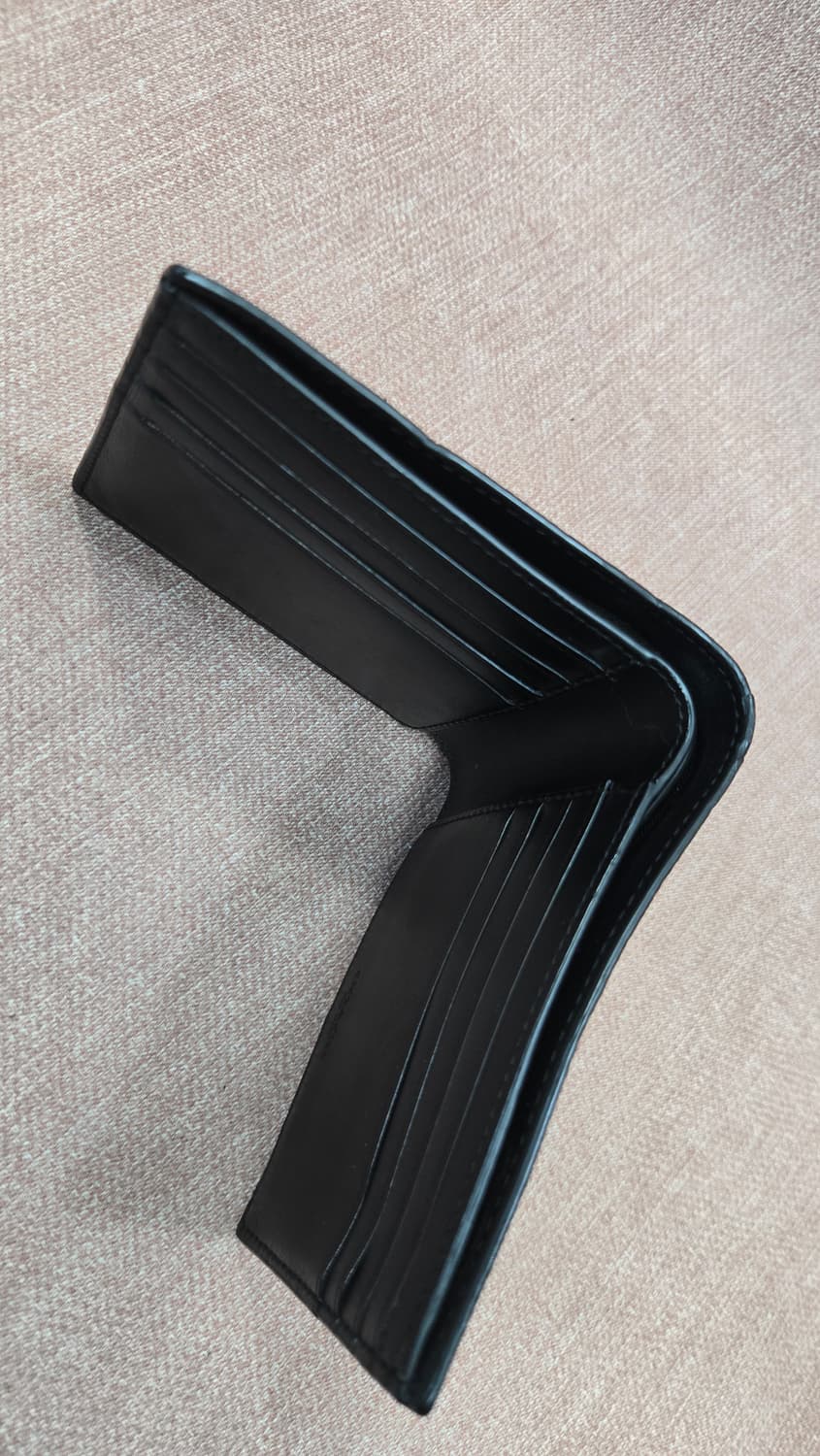 코치  정품  남성 반지갑 블랙레더 상품이미지3