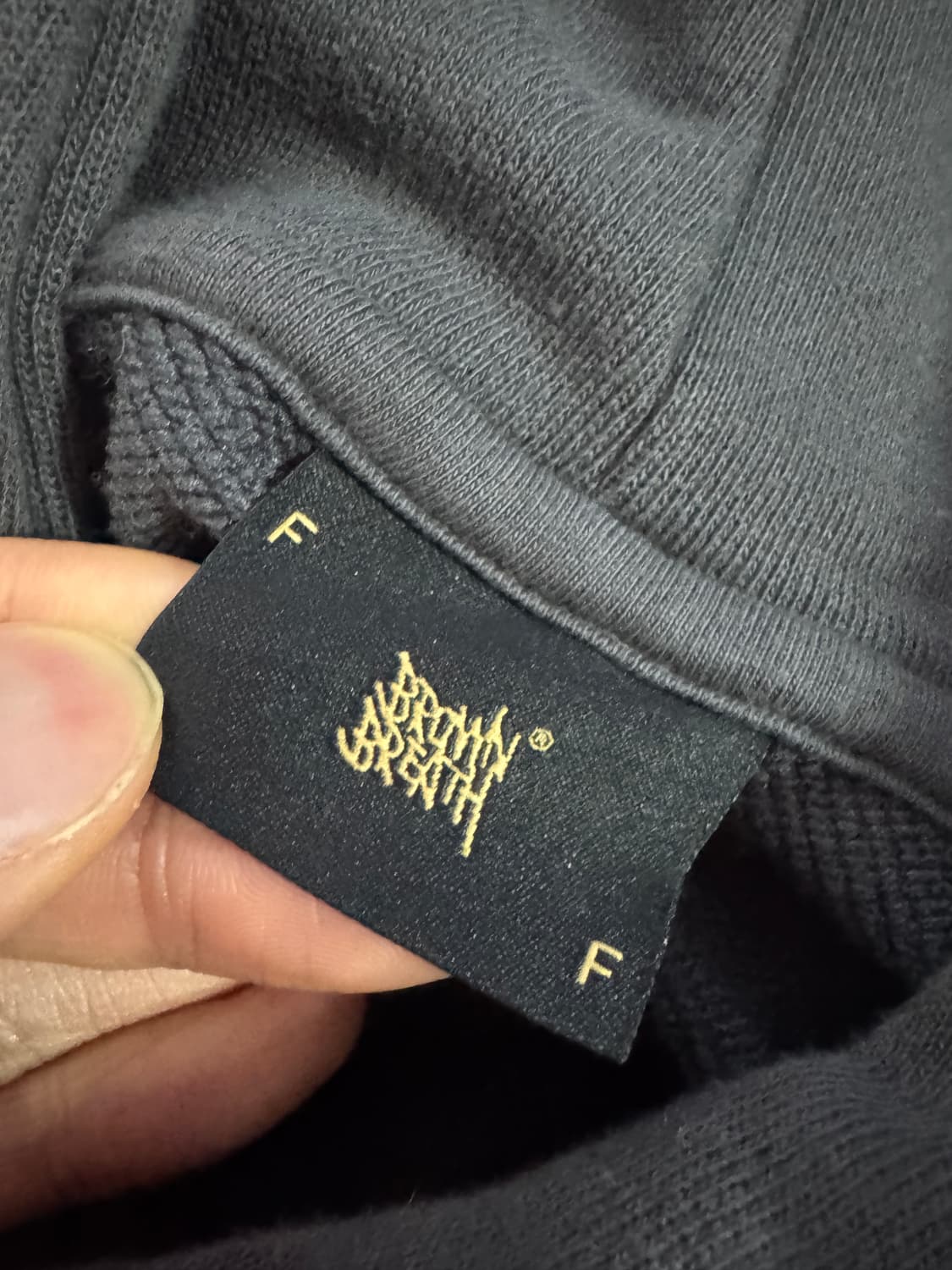 여성 브라운브레스 23년도 핑크 스펠아웃 크롭 후드티 F 상품이미지3