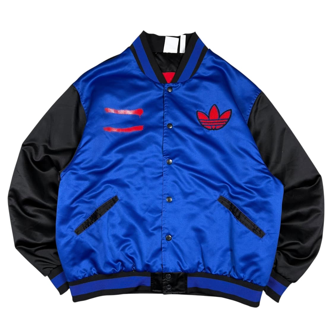 아디다스 x Run Dmc 블루컬러 셔닐 바시티 자켓 상품이미지3