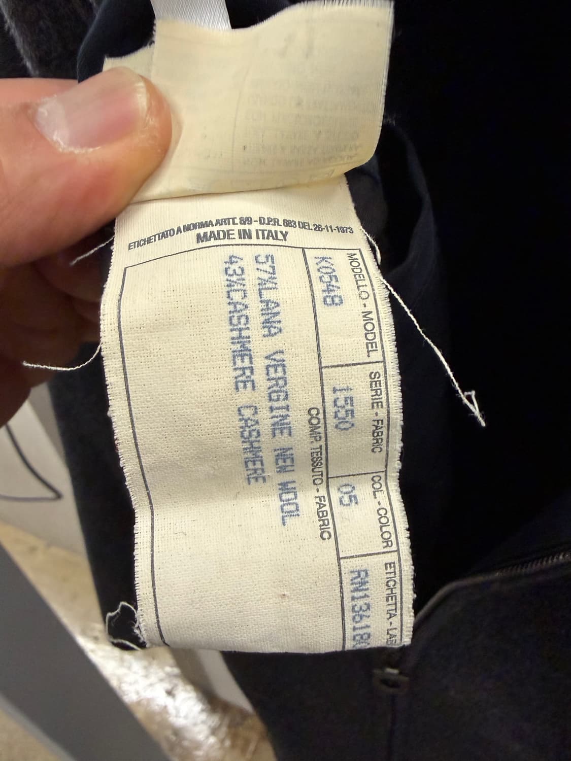 살바토레 페라가모 캐시미어 울 코트 46 상품이미지7