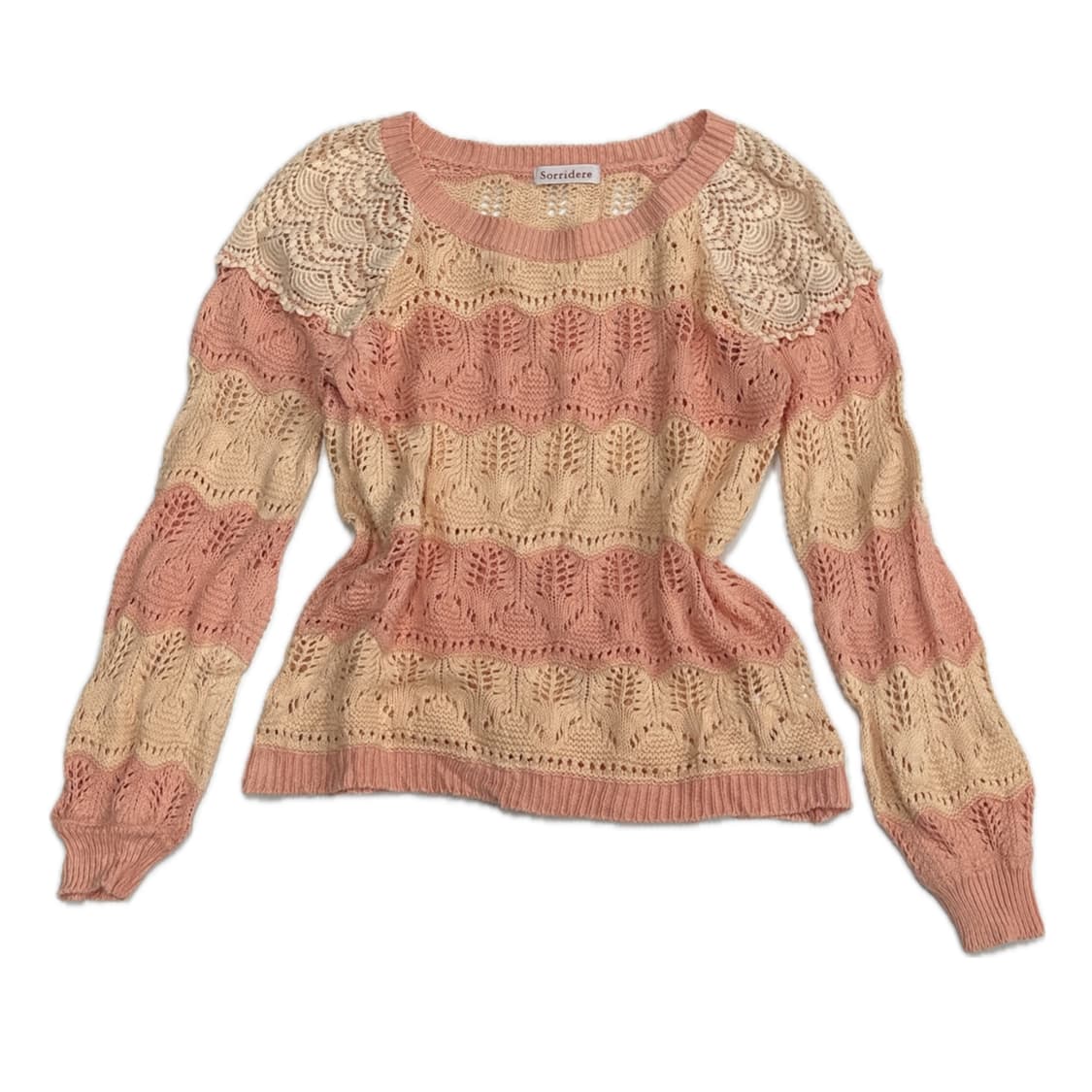 🌸하구미의 살구맛 레이어드 상의코디세트🌸 오리엔탈 히피 쿨톤 니트   상품이미지2