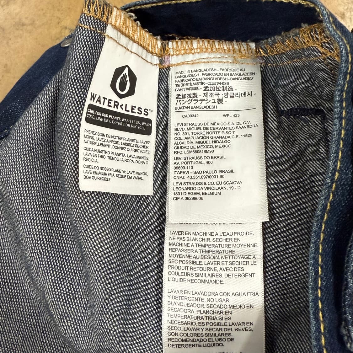 [정품/L] 리바이스 트러커 데님 자켓 블루 b17 상품이미지6