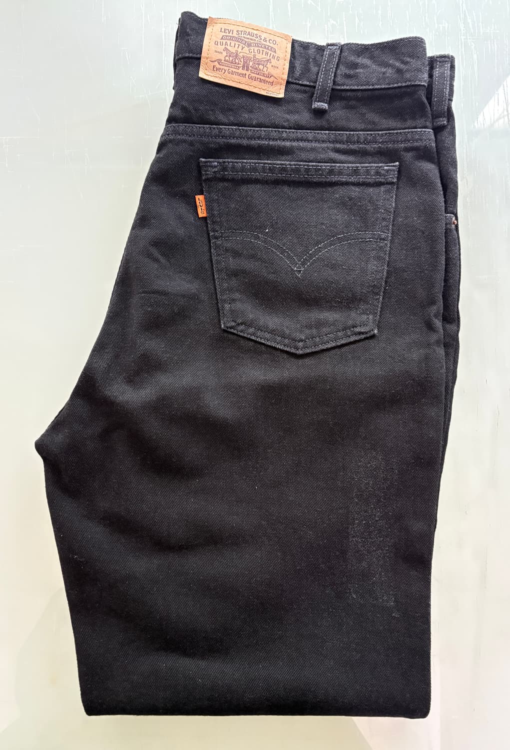 90s 리바이스 619 블랙진 made in canada 상품이미지2