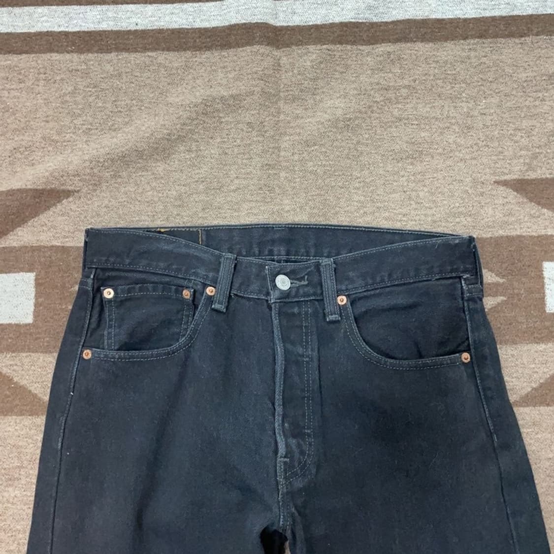 [30인치] 리바이스 501 버튼플라이 블랙진 상품이미지3