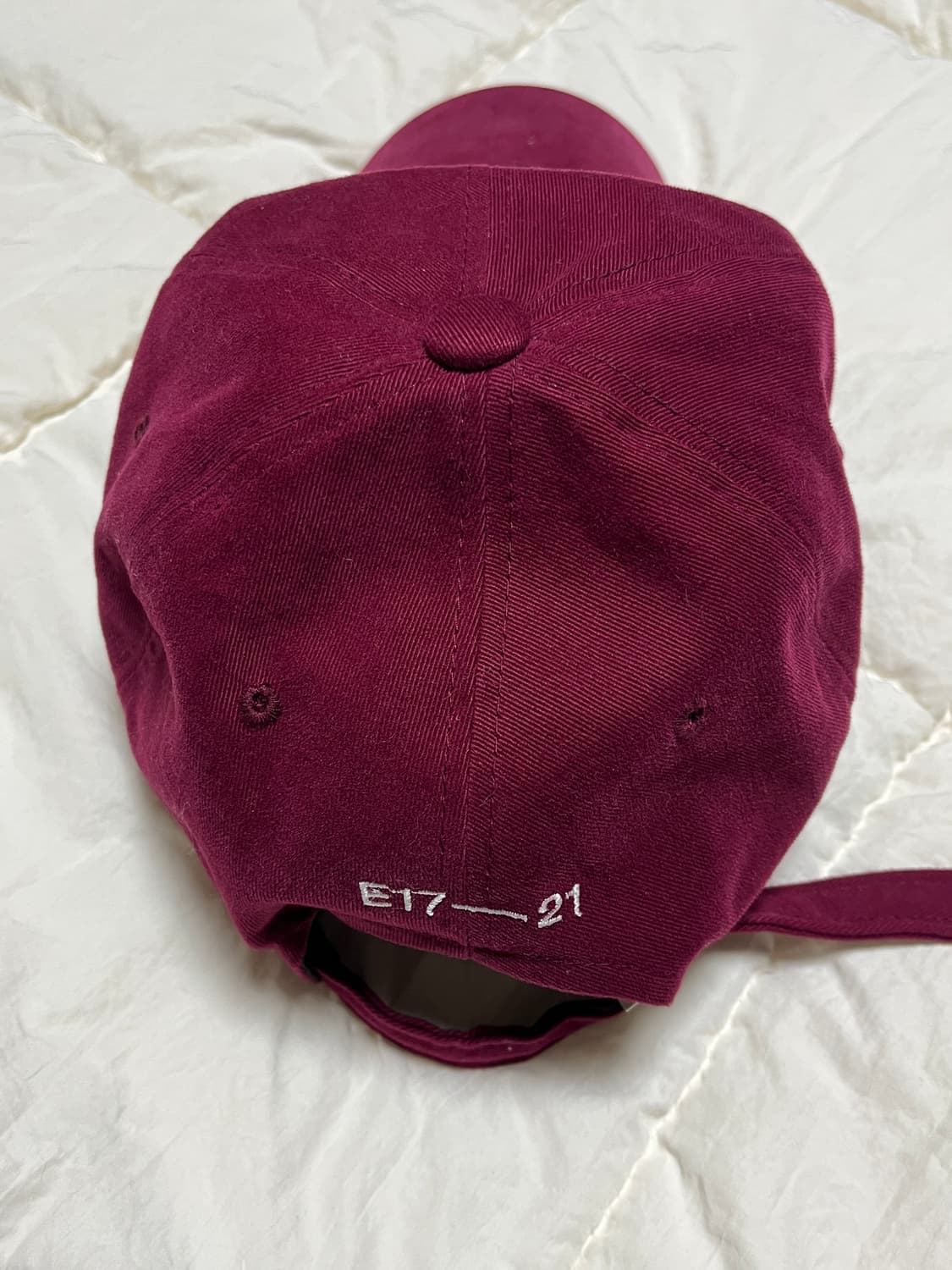 이미스 캡모자-버건디 상품이미지2