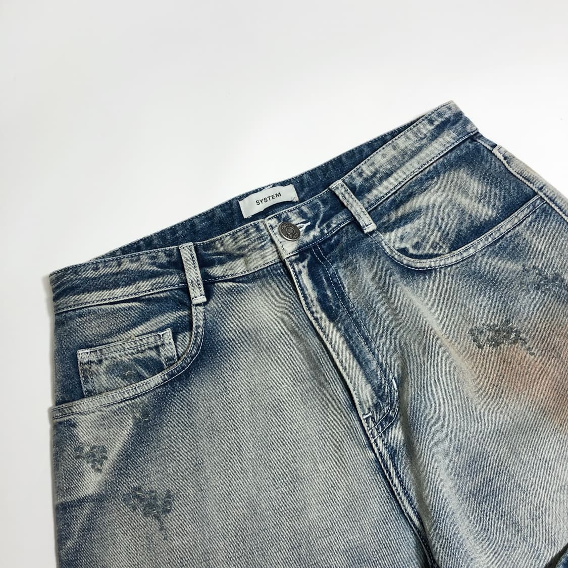 시스템옴므 워싱 데님팬츠 (QC샘플) 상품이미지3