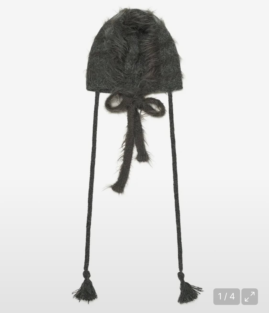 타입서비스 스트랩 퍼 모자 Strap Fur Hat [Charcoal] 상품이미지1