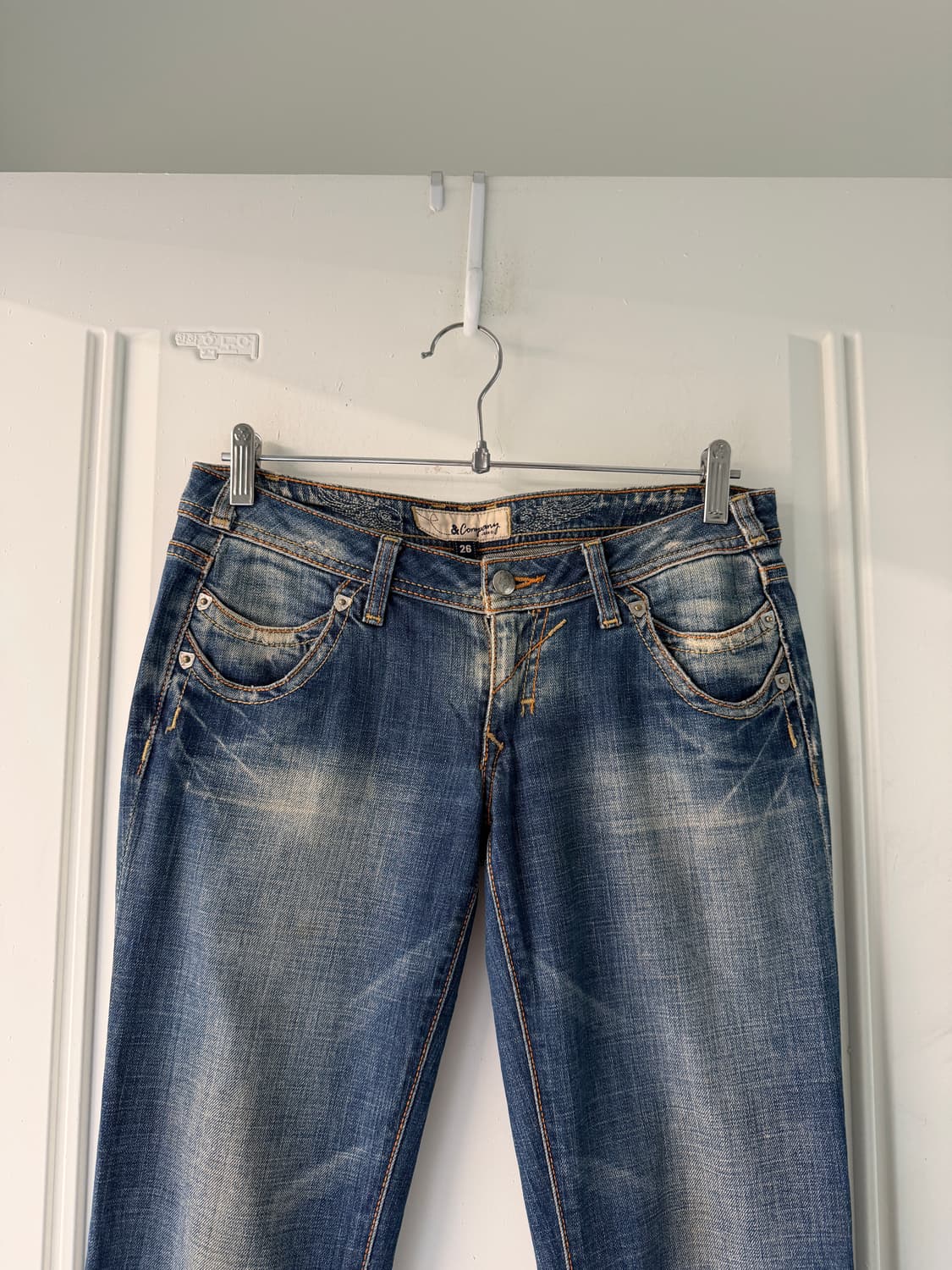 일본빈티지 y2k 로우라이즈 부츠컷 데님 상품이미지7