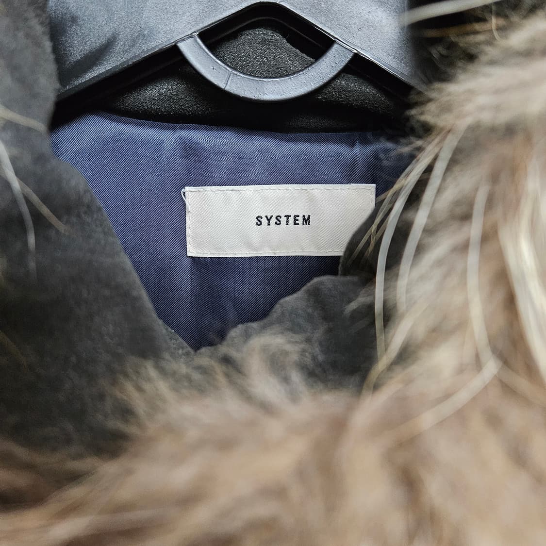 한섬 시스템 오리털패딩 66 너구리털 상품이미지3