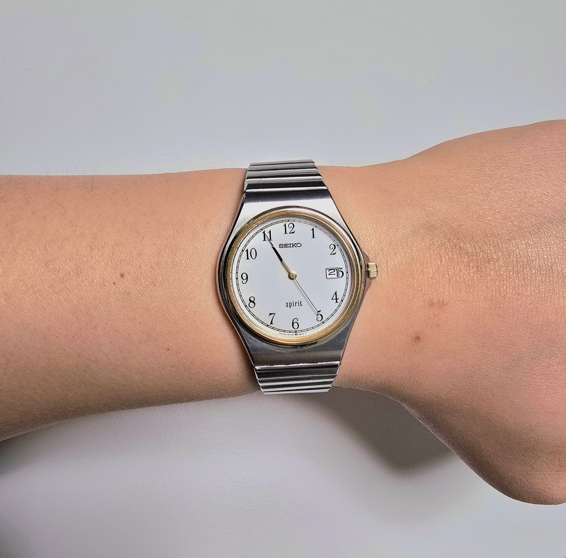 세이코 90's 스피릿 5P32-6B30 바이컬러 아라빅 다이얼 상품이미지6