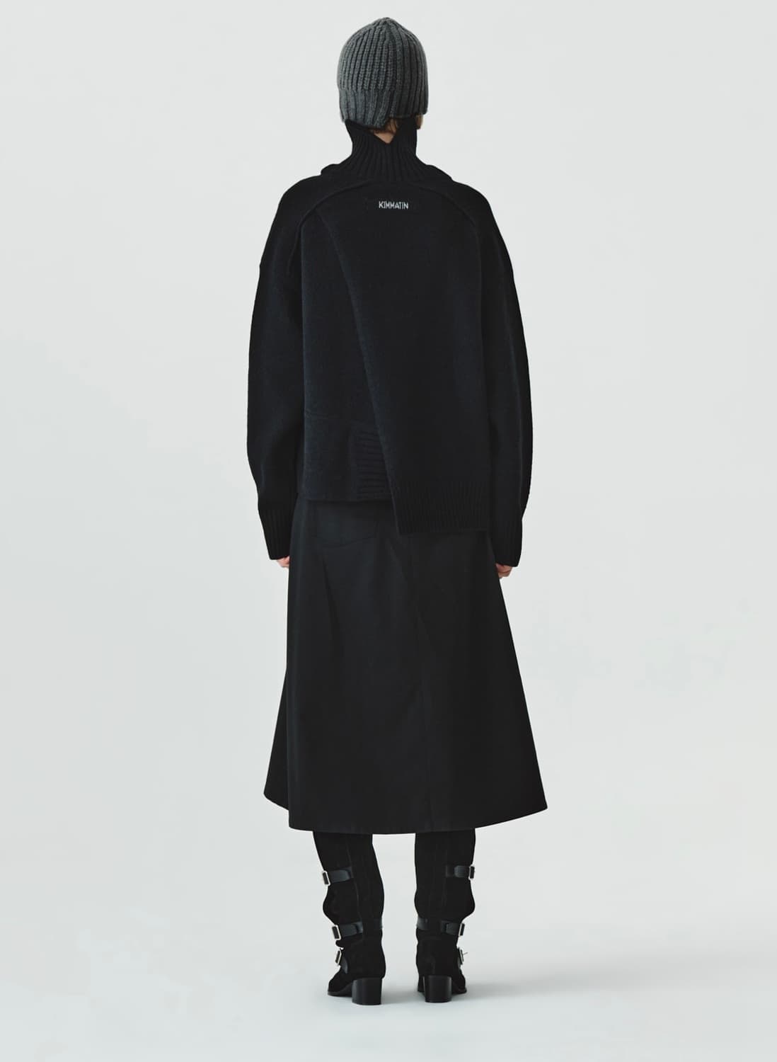 킴마틴 언발란스 스커트 상품이미지2