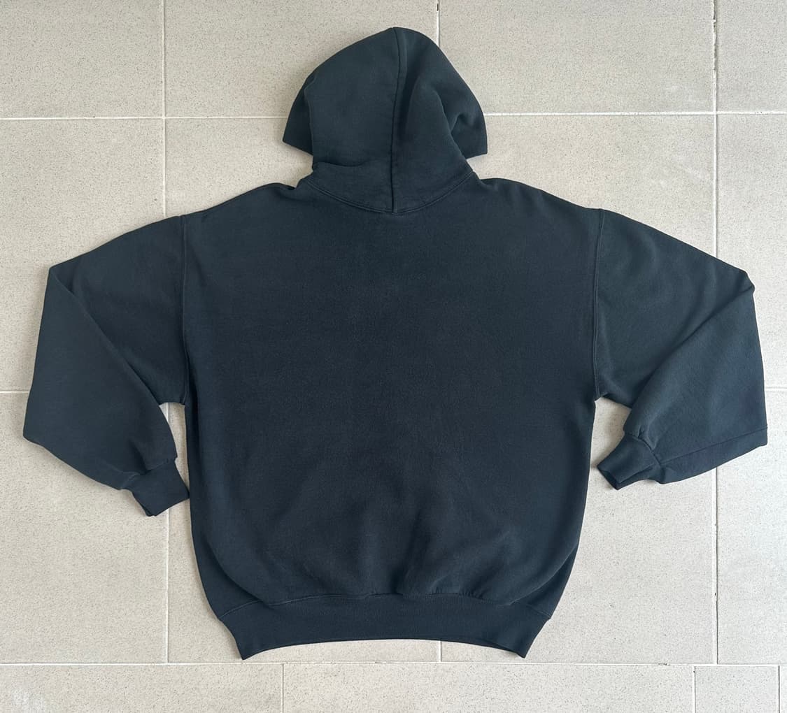 90s 빈티지 러셀 후드 블랙 XL USA 상품이미지2