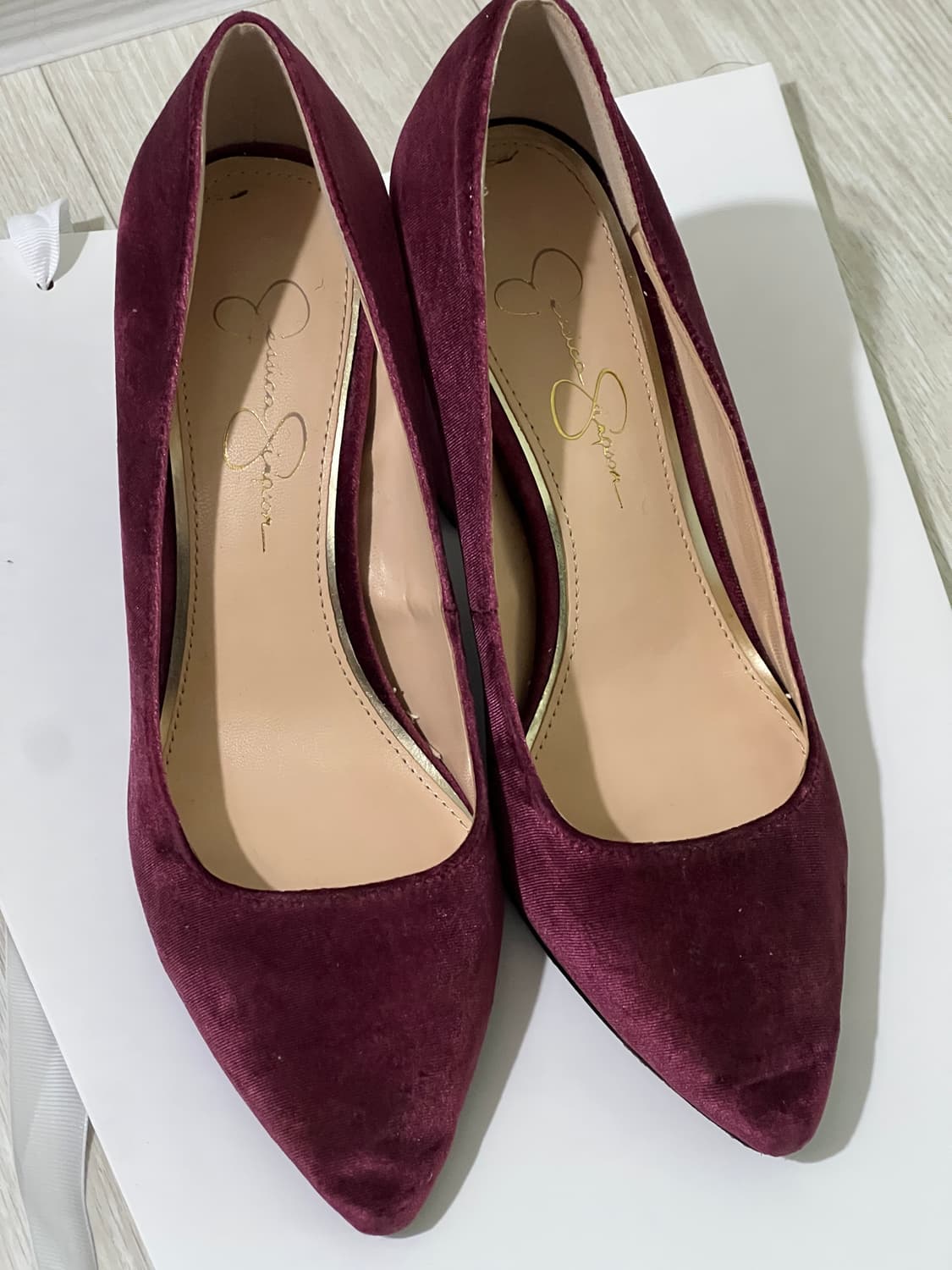 🌷 Jessica Simpson 스웨이드 힐 (250 / 8M) 🌷 상품이미지1