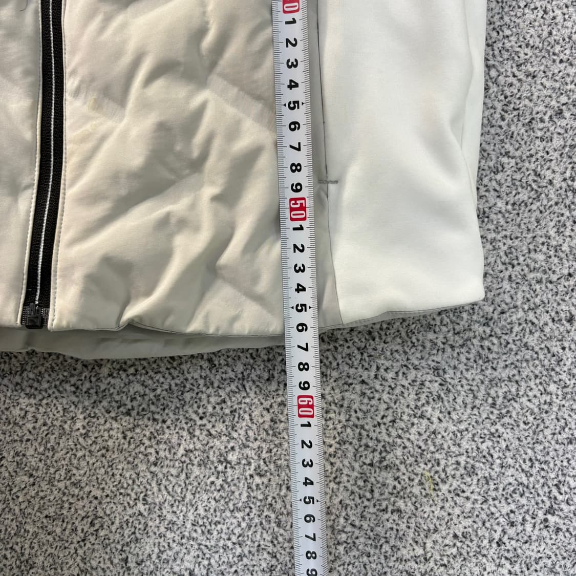 90 장미쉘바스키아 구스다운 패딩 조끼 0428J 상품이미지8