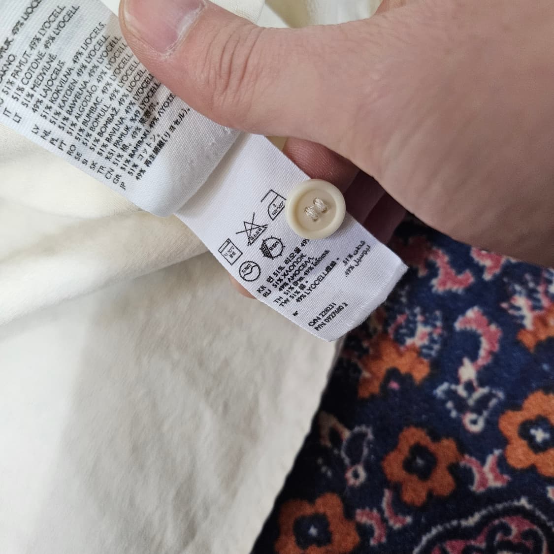 코스(COS) 카라넥 루즈핏 반팔 셔츠 L (100-105) size 상품이미지6