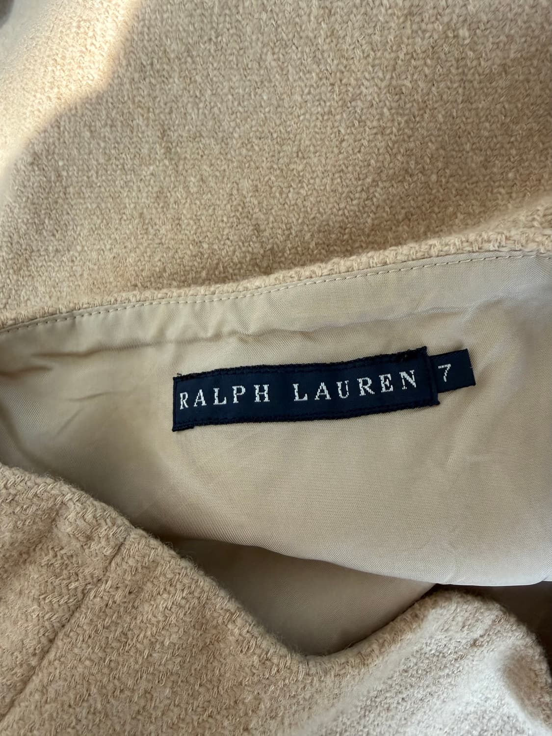 폴로 랄프로렌 베이지 색상 스커트 판매합니다💛 상품이미지4