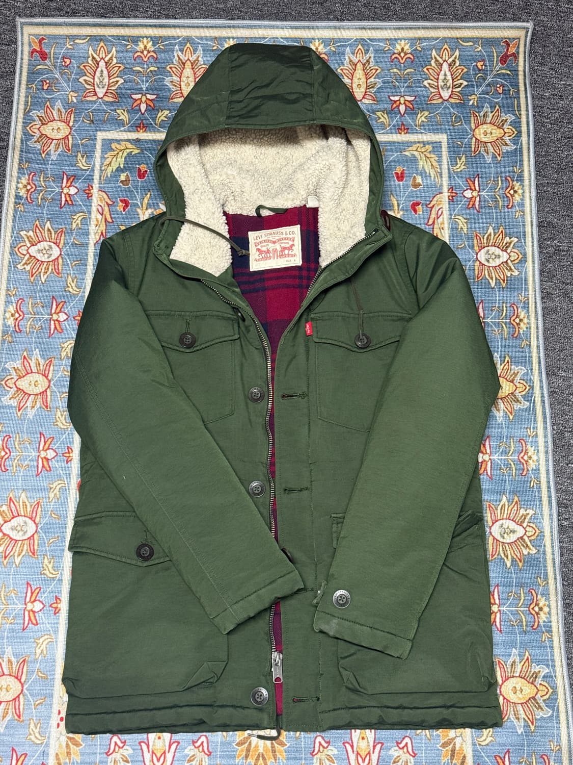 리바이스 덕 다운 시어링 야상 파카 상품이미지1