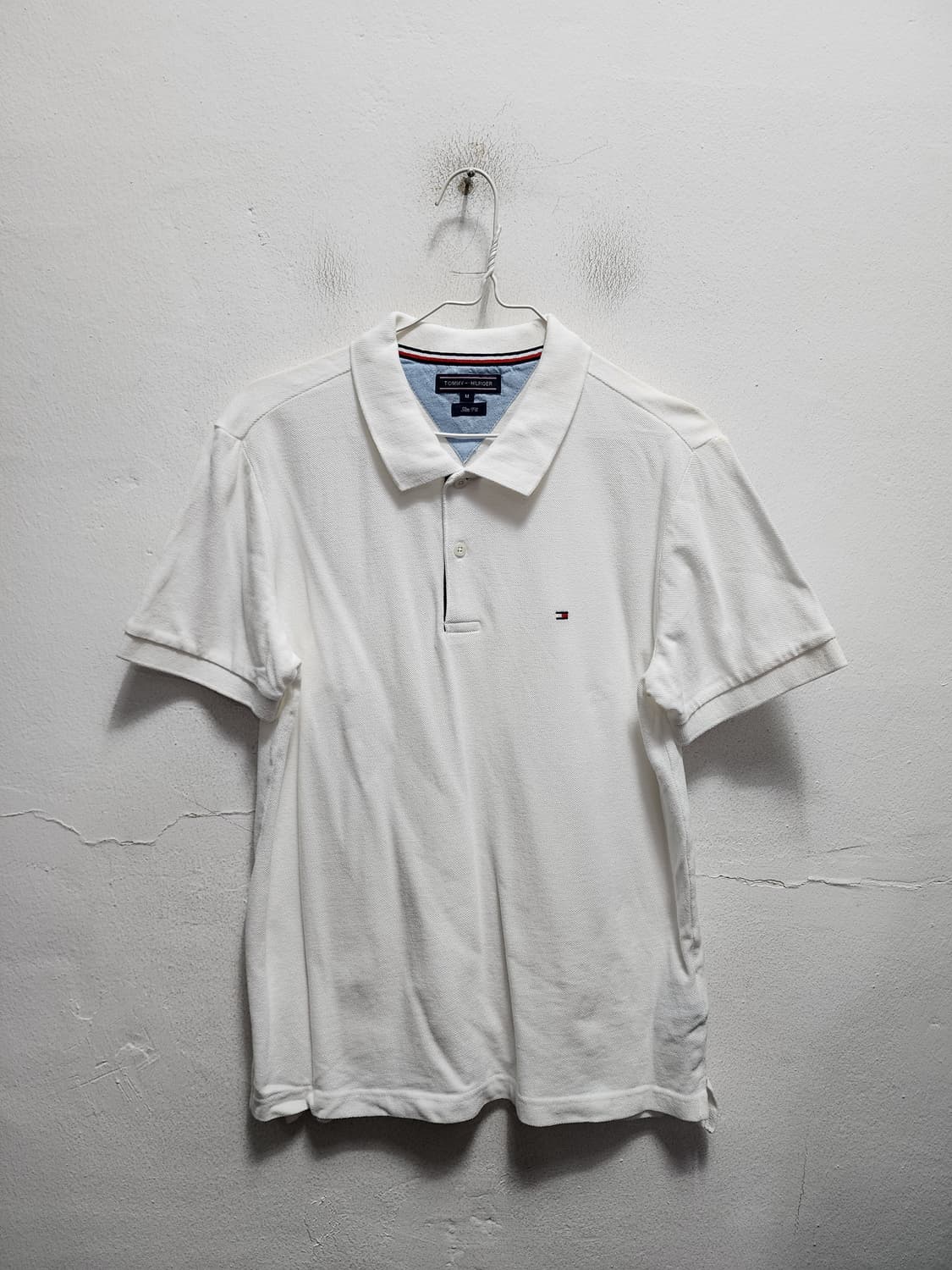 타미힐피거 화이트 카라티 상품이미지1