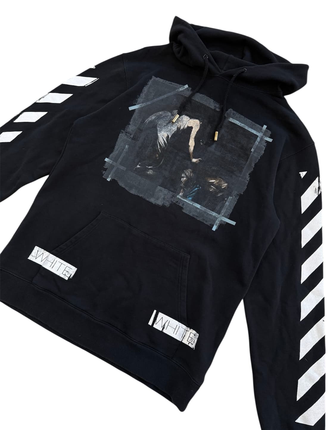 오프화이트 16SS 카라바조 프린팅 후디 상품이미지5