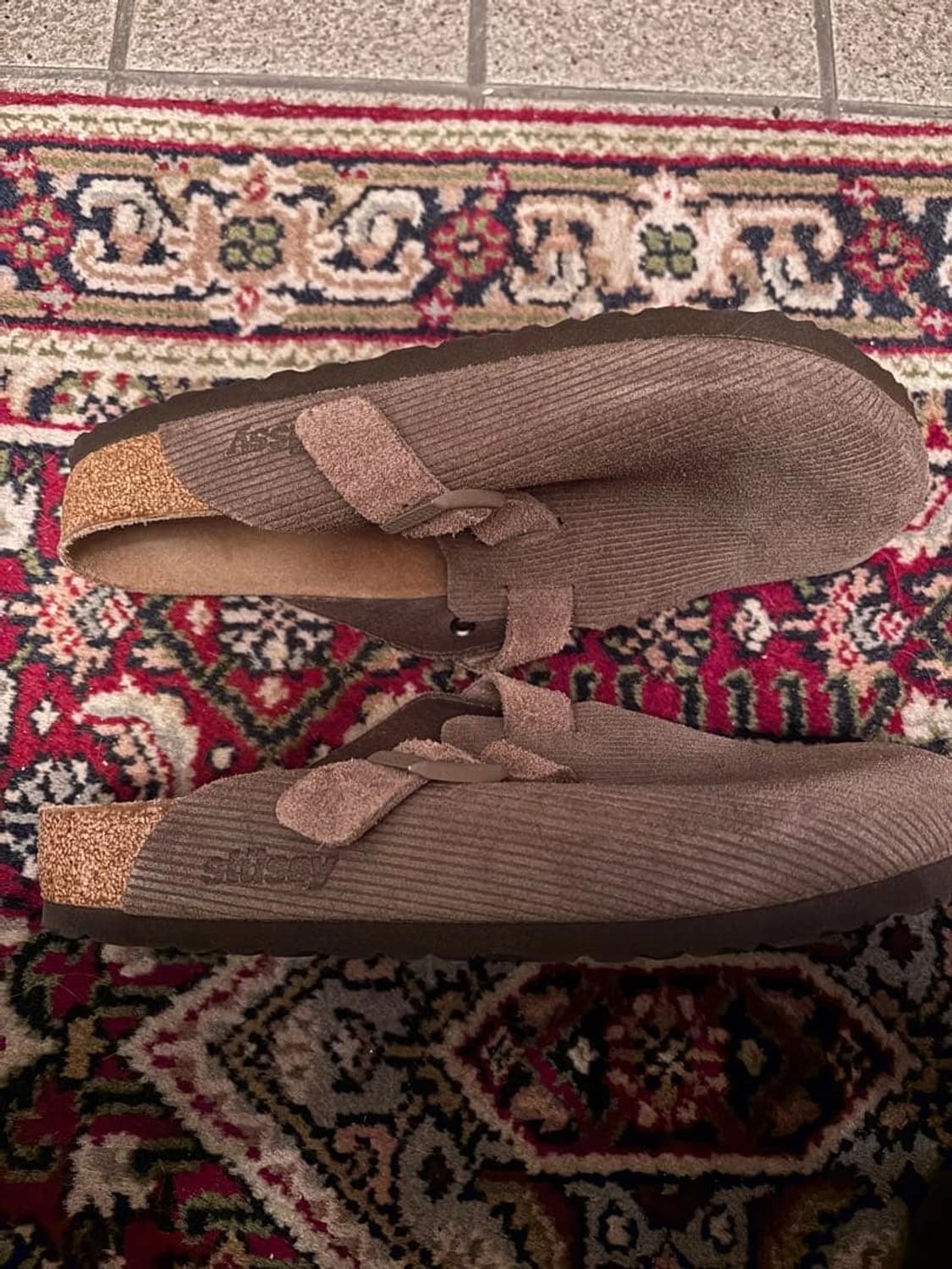 버켄스탁 x 스투시 보스턴 클로그 앤트러사이트 260 상품이미지2