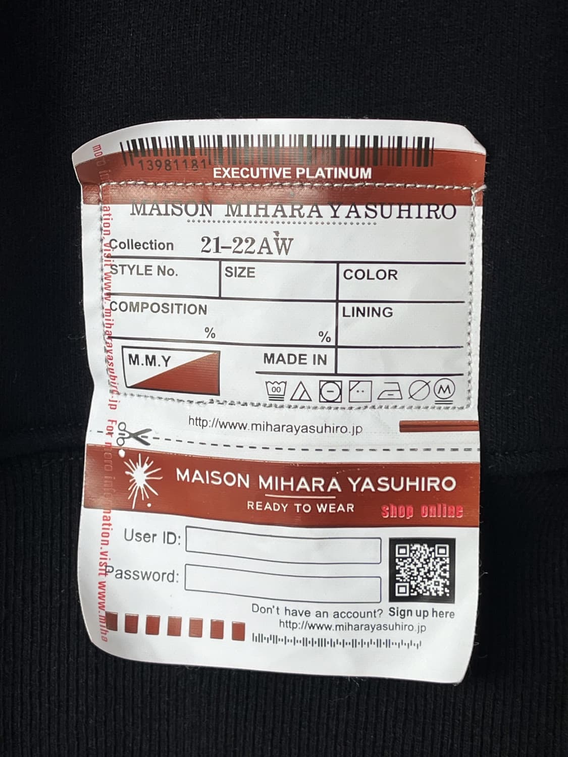 Maison Mihara Yasuhiro 21-22 AW 상품이미지9