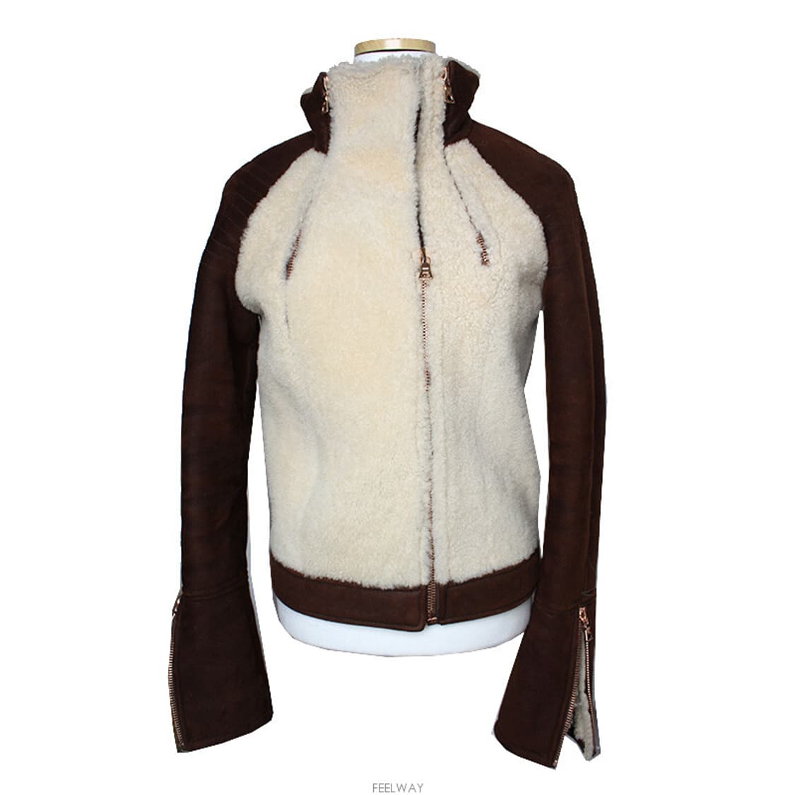 제이브랜드 브라운 무스탕 자켓 44 상품이미지1