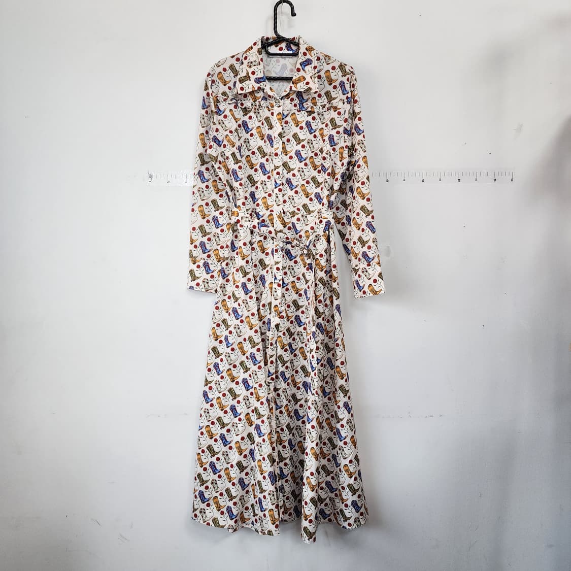 산드로 패턴 롱 원피스 상품이미지1