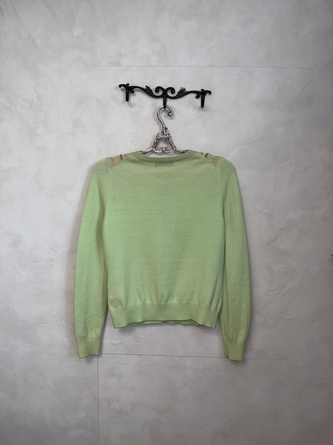 Keith pistachio beads 캐시미어/앙고라/울 가디건 상품이미지7