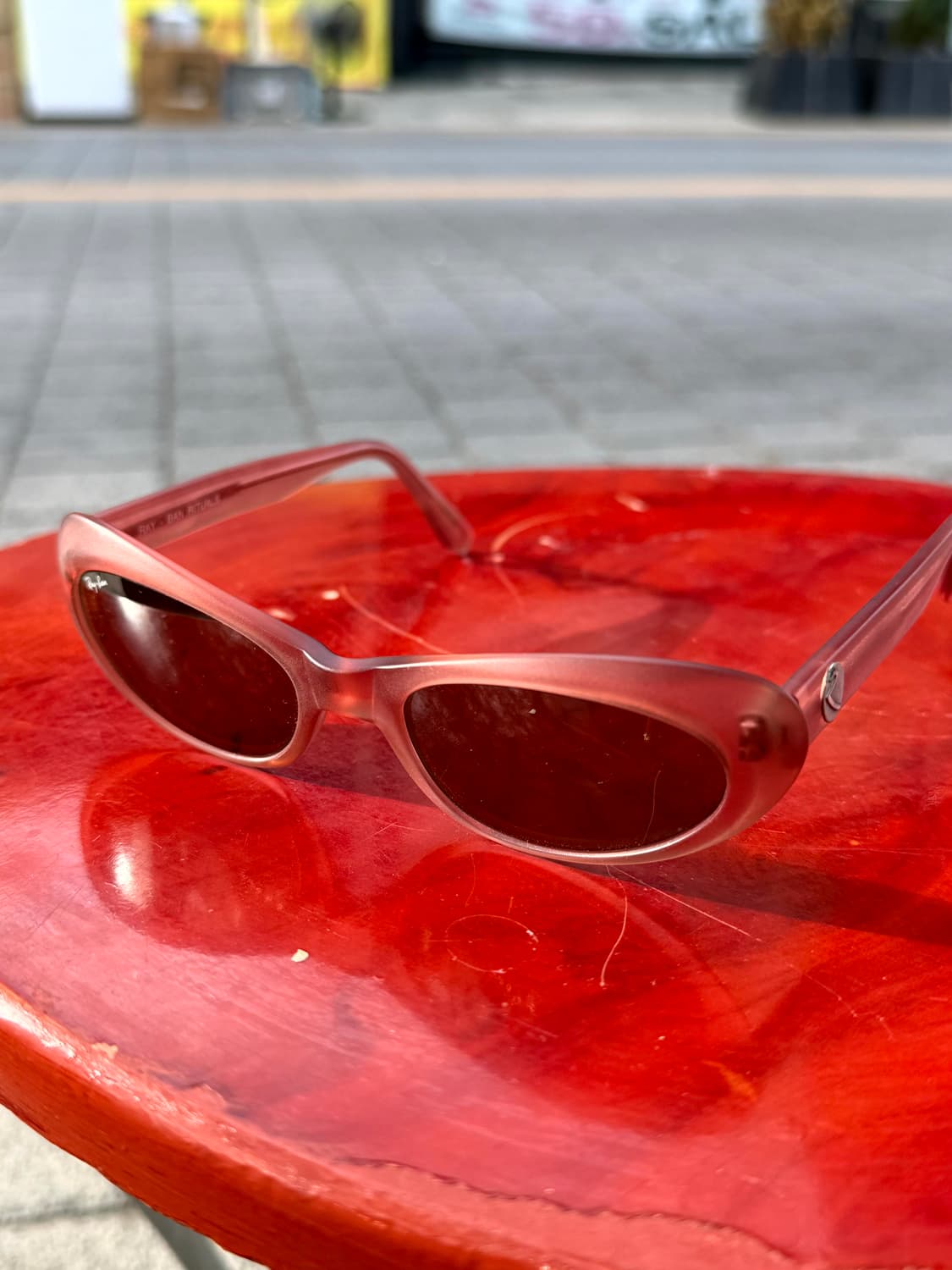 90s Ray Ban Rituals Pink Sunglasses 상품이미지1