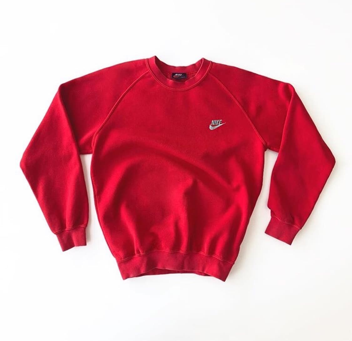 나이키 nike 레드 빈티지 맨투맨. 스웻셔츠 상품이미지2