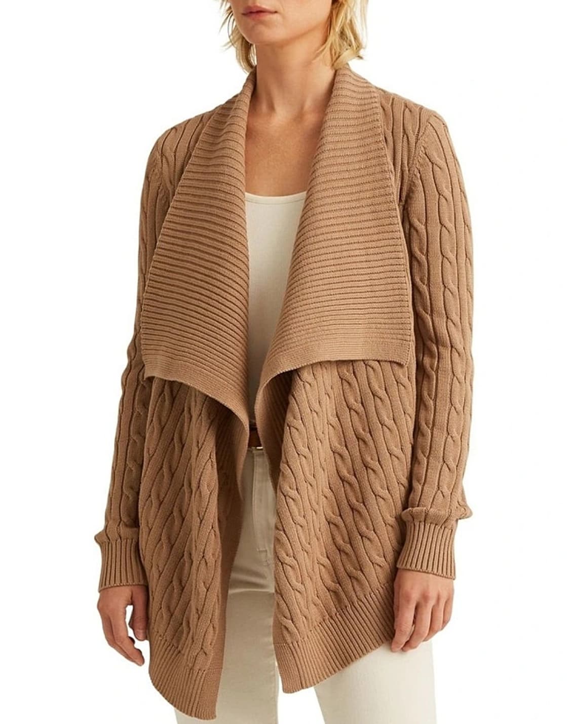 여) 랄프로렌 논버튼 케이블 가디건  상품이미지9