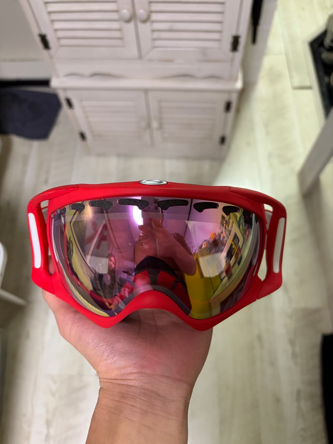 [O/S] 오클리 스키/스노우보드 고글 (레드) 상품이미지1