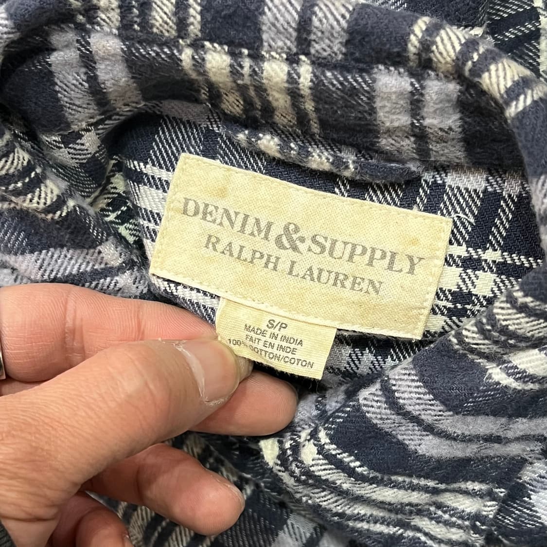  데님앤서플라이 체크 웨스턴 셔츠 y15177 상품이미지6