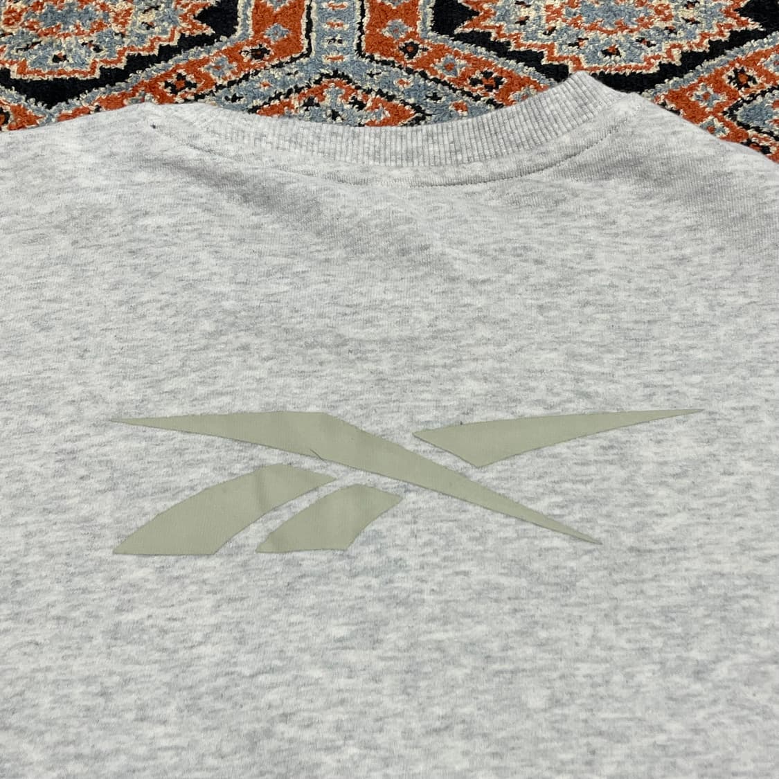 리복 오트밀 맨투맨 티셔츠 여성XL 상품이미지4