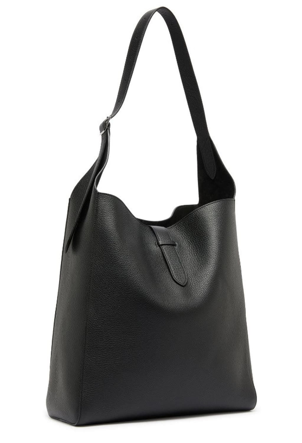 헤일리 비버 착용) 더로우 블레이크 레더 호보백 블랙 상품이미지3