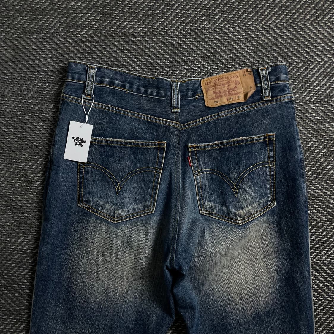 리바이스 501 워싱 데님 레귤러 팬츠y 4051 상품이미지6