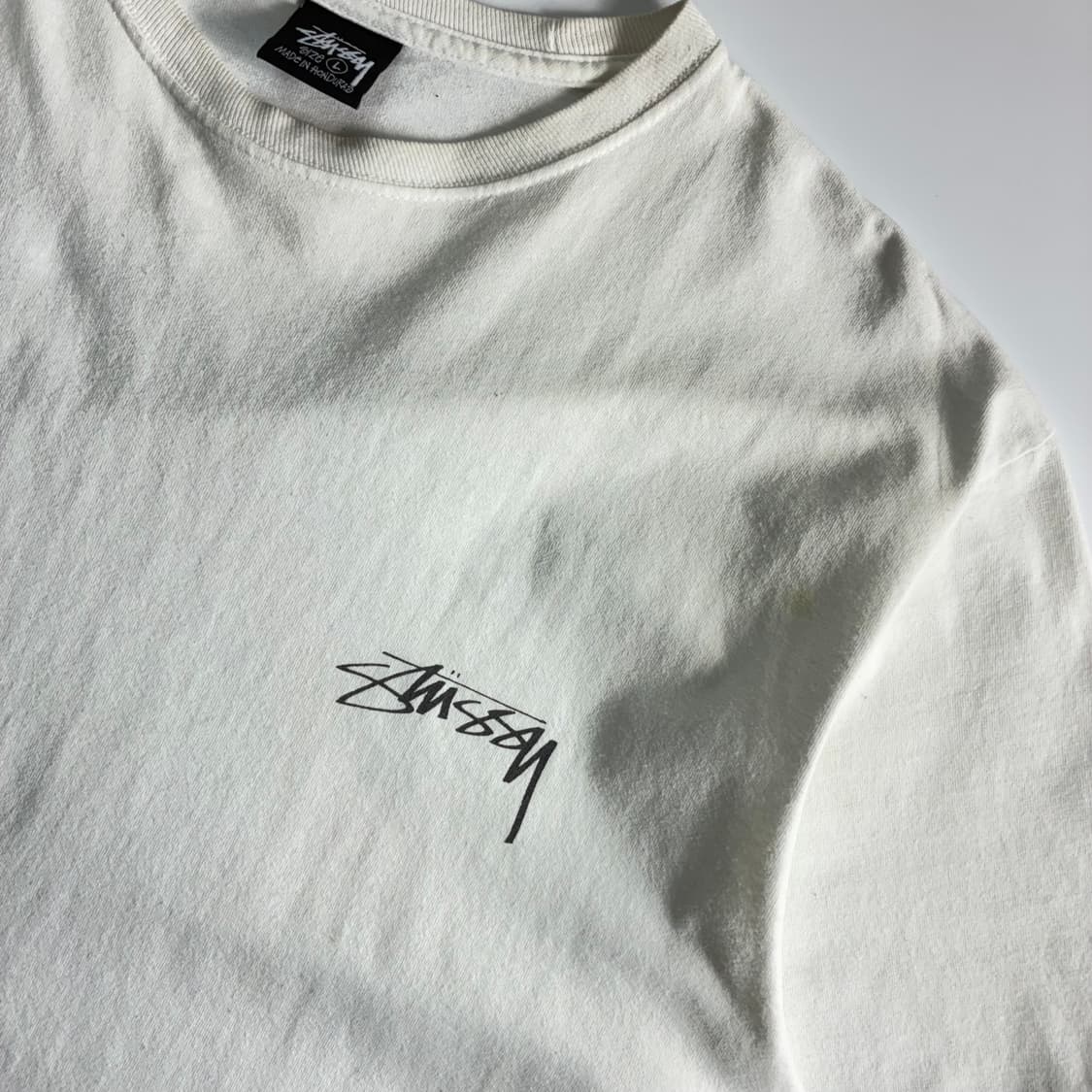 Stussy  스투시 스핑크스 그래픽 화이트 반팔 티셔츠  상품이미지5