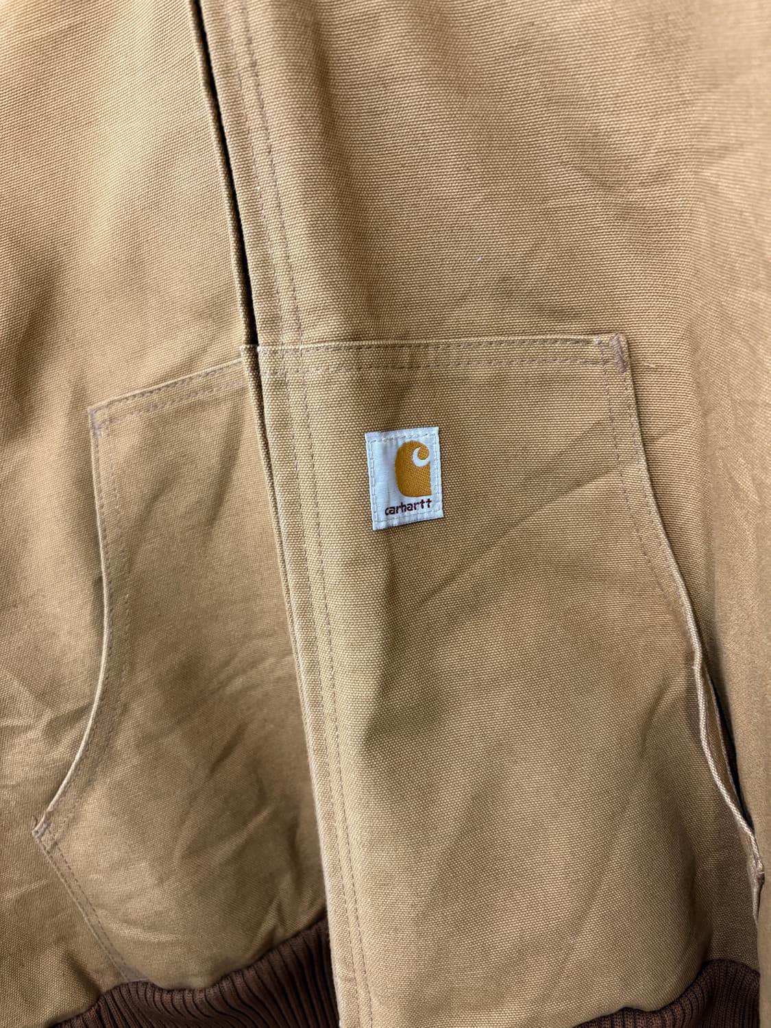 칼하트 J140 샌드스톤 액티브 워크자켓 A3612 상품이미지4