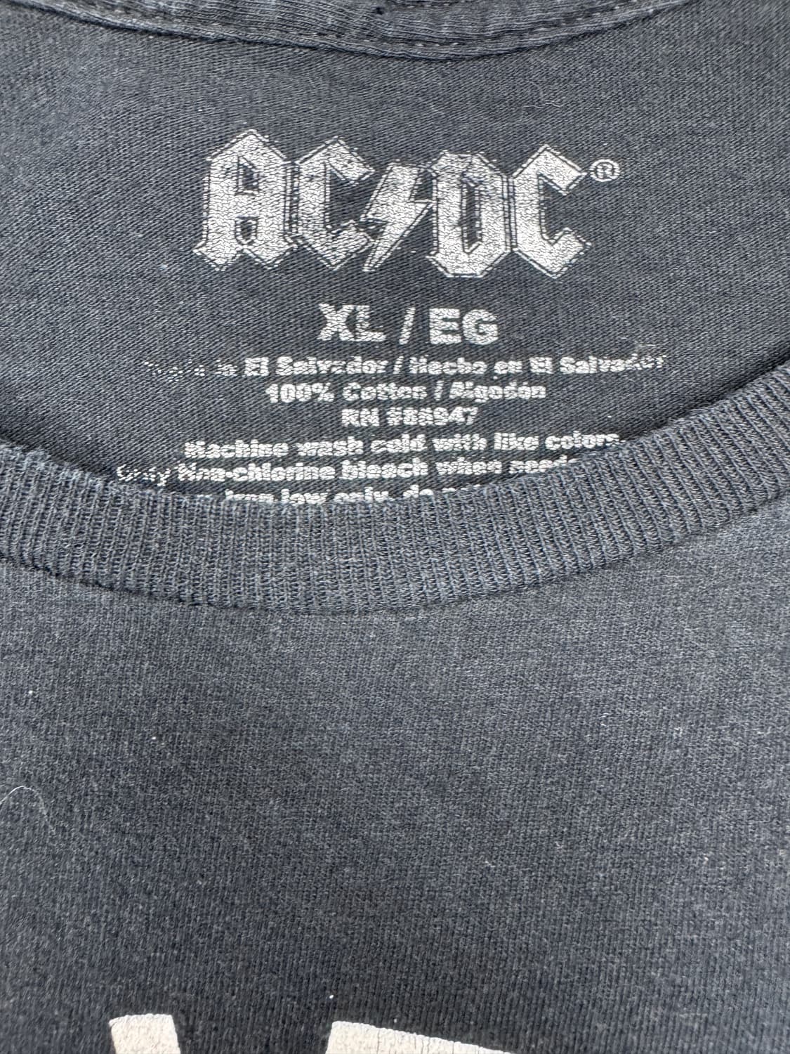 키스 도쿄 KITH TOKYO x ACDC 빈티지 티셔츠 XL 상품이미지4