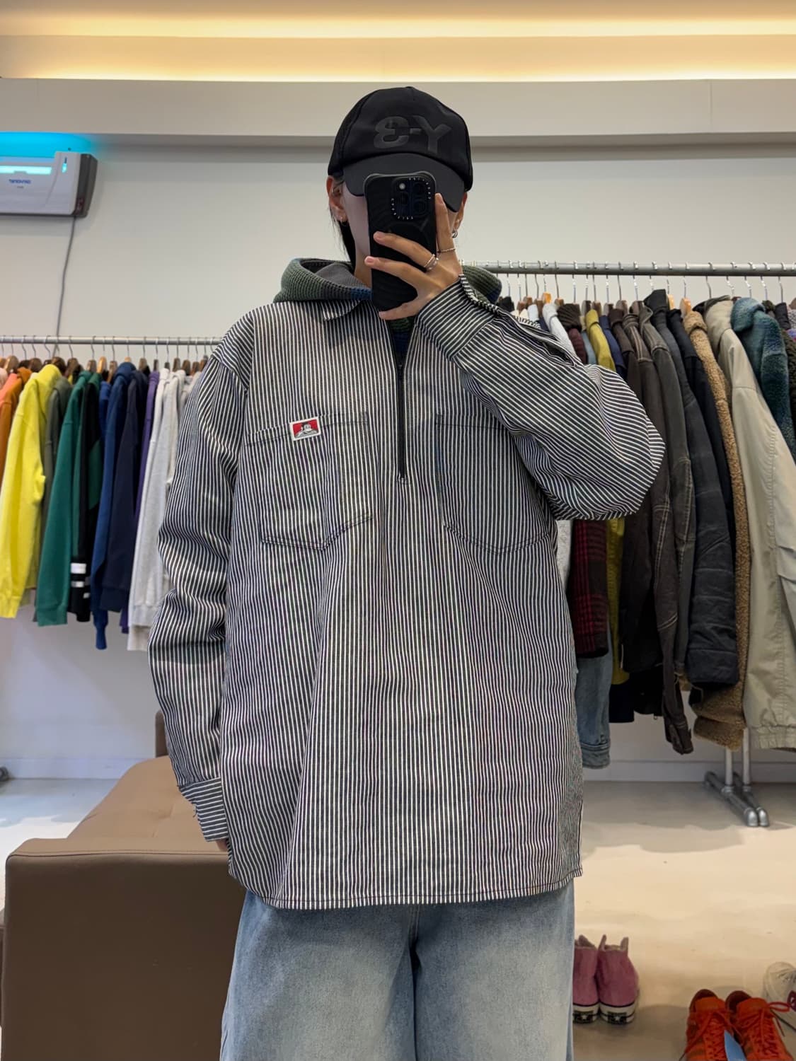 미제 벤데이비스 히코리 반집업 상품이미지4